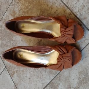 H&M Brown wedges